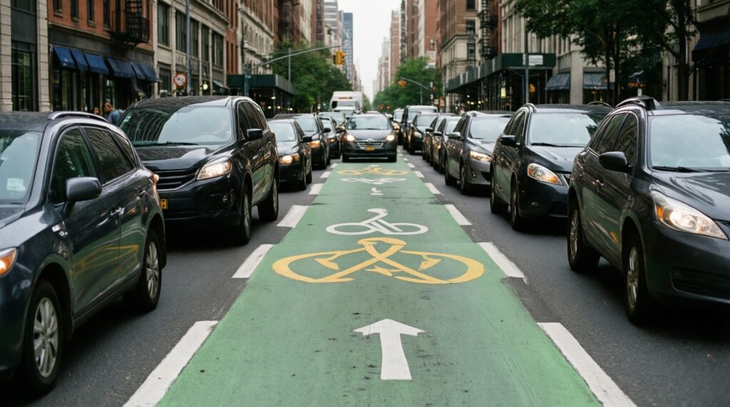 Выделенные полосы: где появились новые и как это повлияло на скорость автобусов - иллюстрация