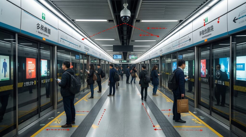 Транспортная безопасность и комфорт: обновления на станциях, видеонаблюдение, освещение и навигация - иллюстрация