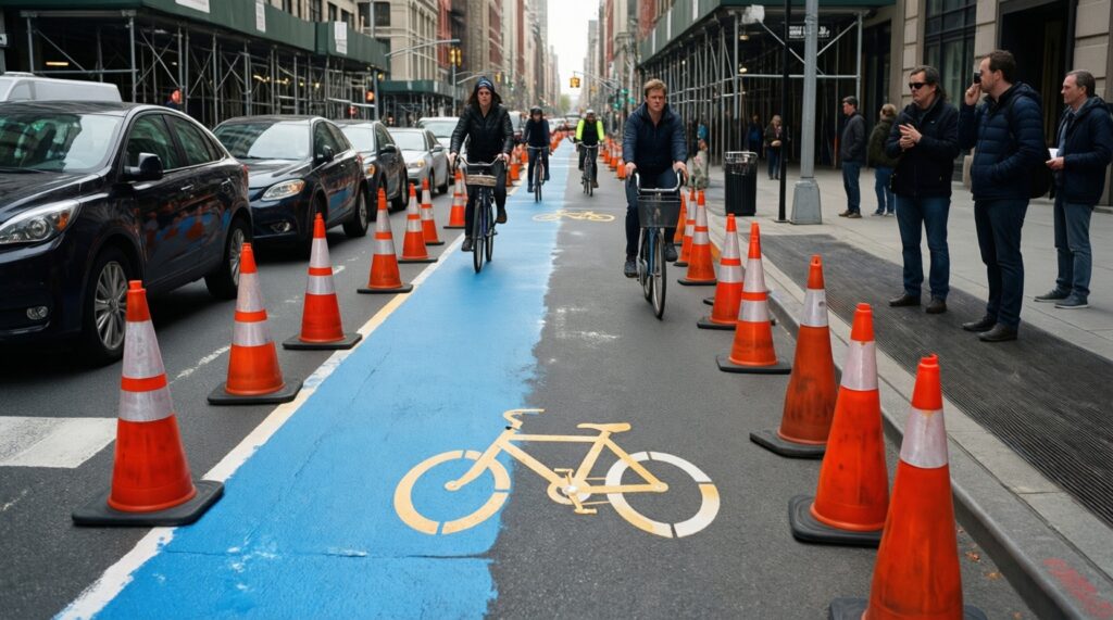 Развитие велоинфраструктуры: новые велодорожки и велопарковки у станций - иллюстрация