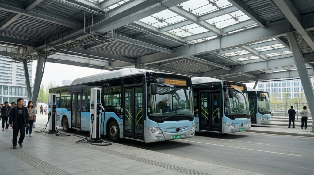 Новые маршруты электробусов: куда добавят и какие линии переведут на электротягу - иллюстрация