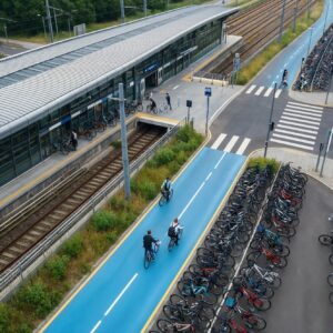 Развитие велоинфраструктуры: новые велодорожки и велопарковки у станций