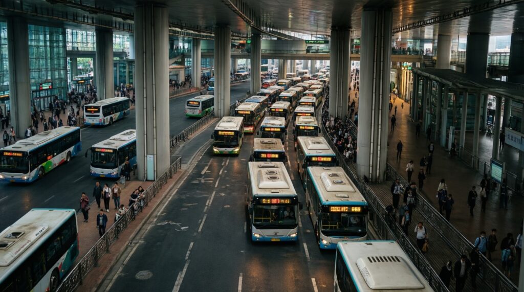 Изменения в работе наземного транспорта: новые магистральные маршруты и оптимизация сети - иллюстрация