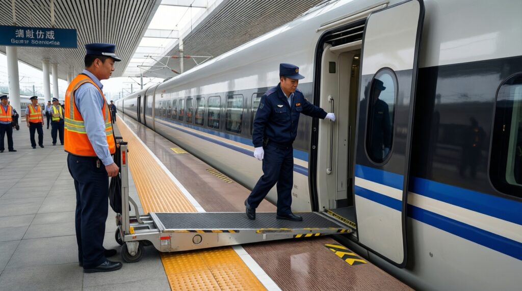 Доступность транспорта для маломобильных пассажиров: лифты, платформы, навигация - иллюстрация