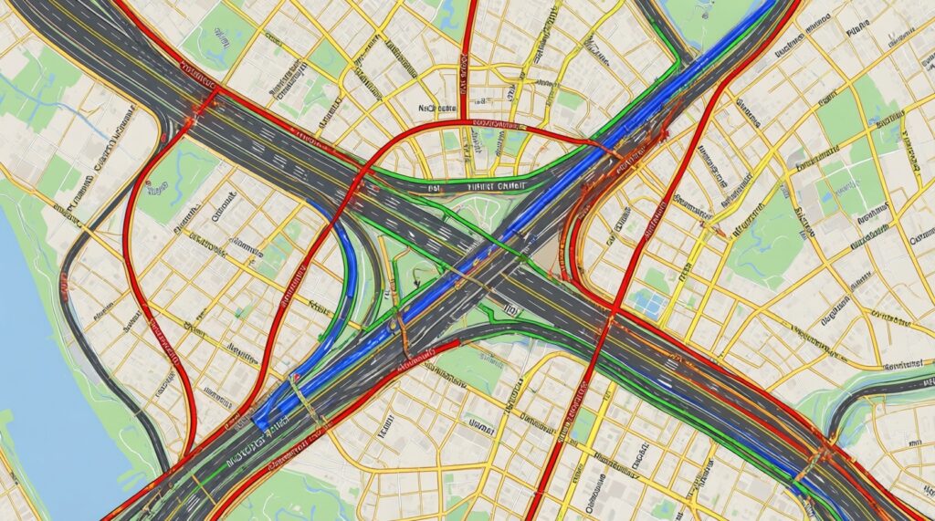 Новые развязки и реконструкция магистралей: влияние на трафик по районам - иллюстрация