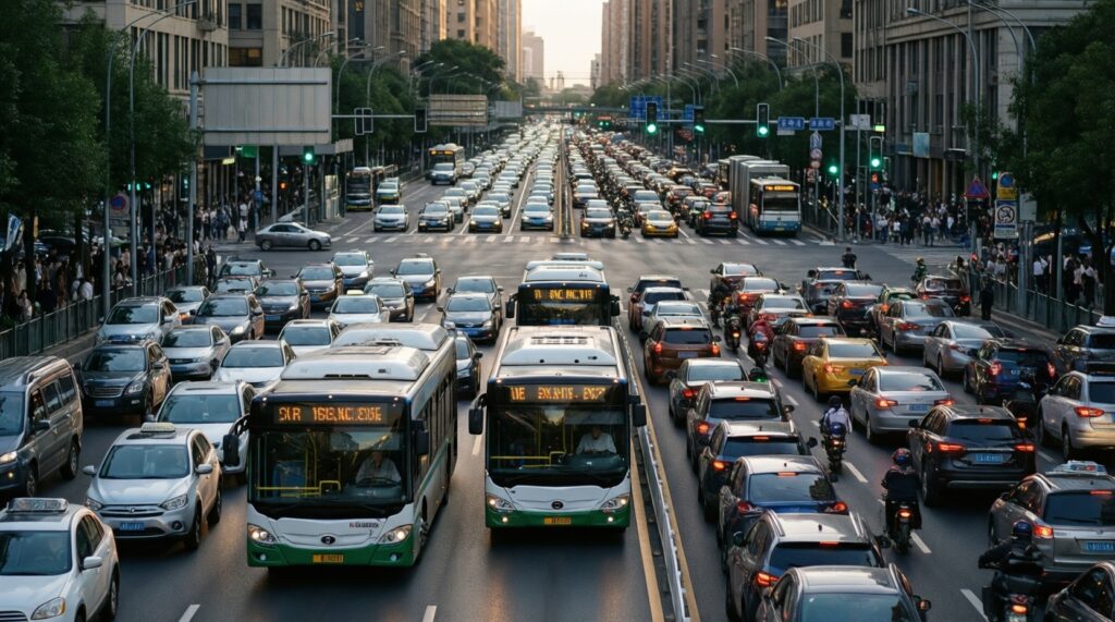 Новые выделенные полосы: где появились и как повлияли на скорость автобусов - иллюстрация