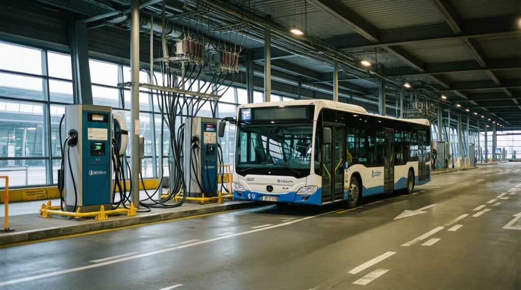 Электробусы в Москве: расширение парка, новые маршруты и зарядные станции - иллюстрация