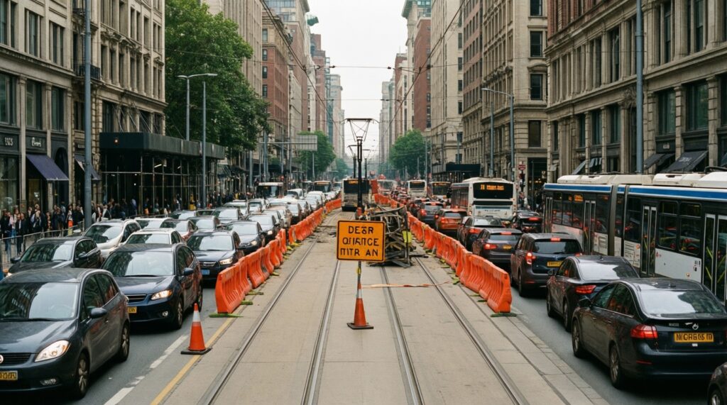 Реконструкция трамвайных путей: где идут работы, что перекрыто и какие маршруты меняют трассу - иллюстрация