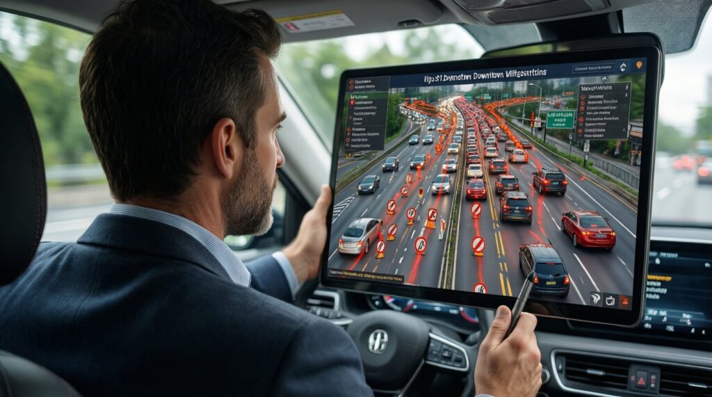 Транспортные ограничения и перекрытия из‑за мероприятий: как планировать поездки без пробок - иллюстрация