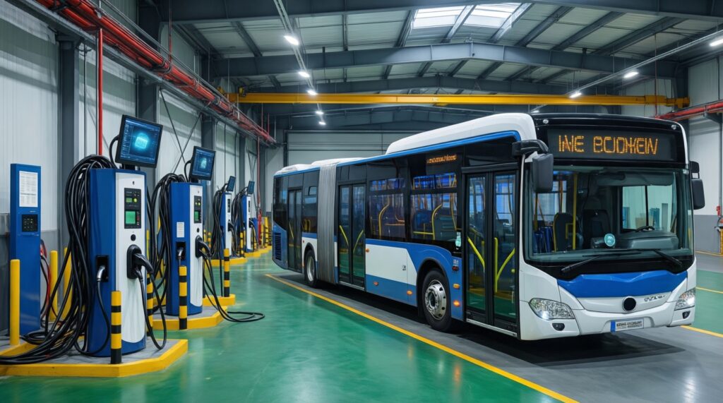 Электробусы в Москве: новые маршруты, зарядная инфраструктура и планы по расширению парка - иллюстрация