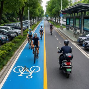 Велосипед и самокат в транспортной системе: новые велополосы, парковки и ограничения