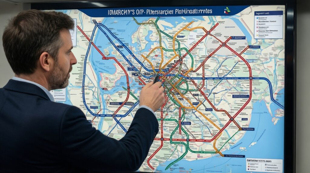 Большая кольцевая линия: как меняется пассажиропоток и пересадки после запусков участков - иллюстрация