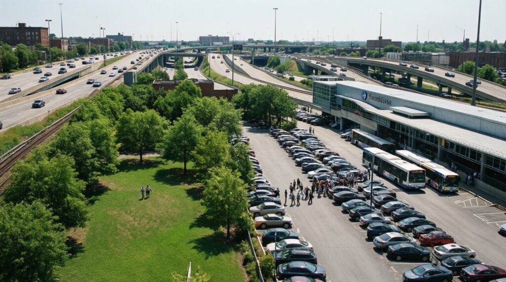 Перехватывающие парковки: где открылись новые и как ими правильно пользоваться - иллюстрация
